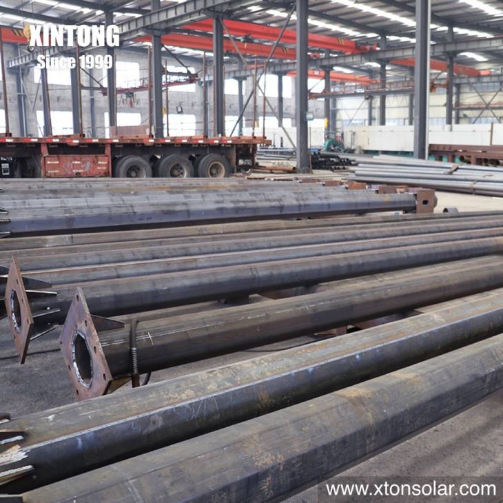 100mm Diameter Steel Welded Pipe Pole
