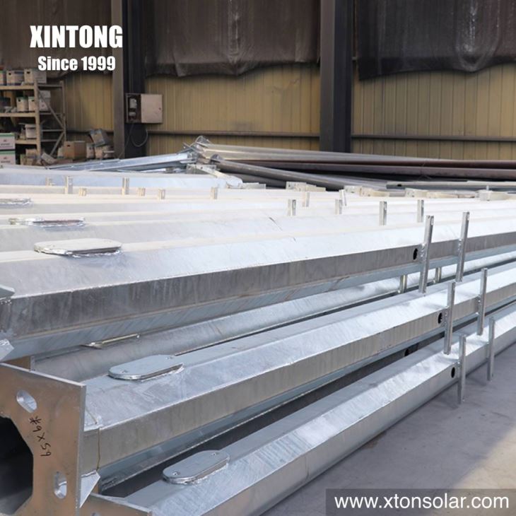 Octagonal Steel Galvanized Post Poles